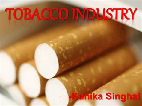 Tobacco Industry Ppt