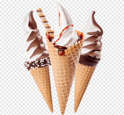 Ice Cream Cones Sundae Chocolate Ice Cream Milkshake Sorvete Food Frozen Dessert Png PNGEgg