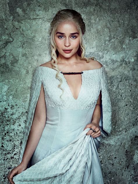 Game Of Thrones S6 Emilia Clarke As Daenerys Targaryen Madre De Dragones Celebracion