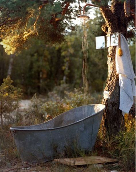 The traditional tub is small and deep. Two Men and a Little Farm: OUTDOOR SOAKING TUB PART 2