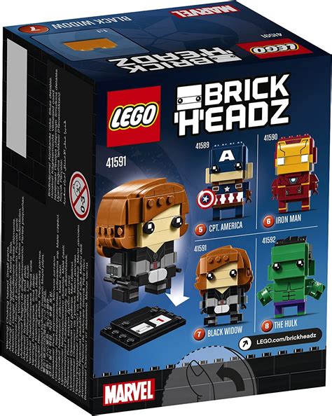 Lego Uk 41591 Brickheadz Black Widow Bigamart