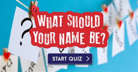 What Should Your Name Be? - Quiz - Quizony.com