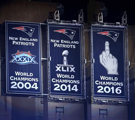 Live Look In Patriots Unveil Championship Banner At Gillette Stadium