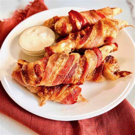 Bacon Wrapped Chicken Tenders The Short Order Cook