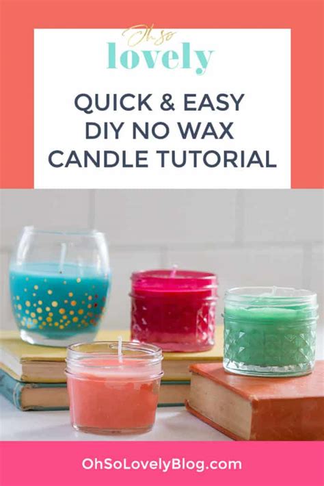 Check spelling or type a new query. Oh So Lovely Blog shares an easy DIY soy wax candle tutorial. Make beautiful smelling candles ...
