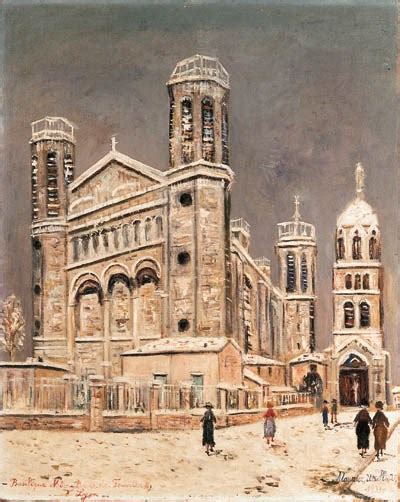 Maurice Utrillo 1883 1955 Basilique Notre Dame De Fournires Lyon