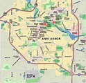 Map Of Ann Arbor Michigan | Map Of The World