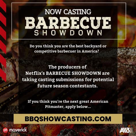 casting call nationwide for the best backyard bbq masters for netflix s barbecue showdown