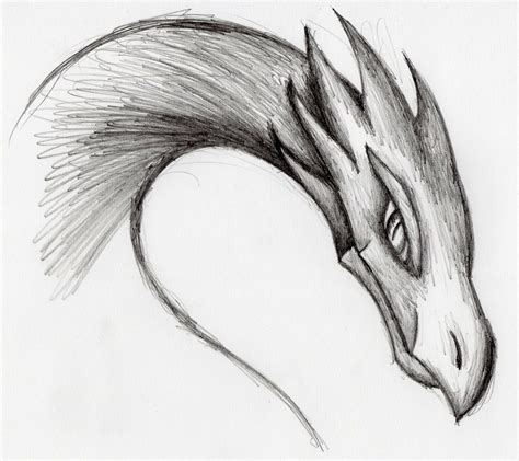 Drawing Drawing Easy Cool Dragon Free 21 Realistic Dragon Drawings
