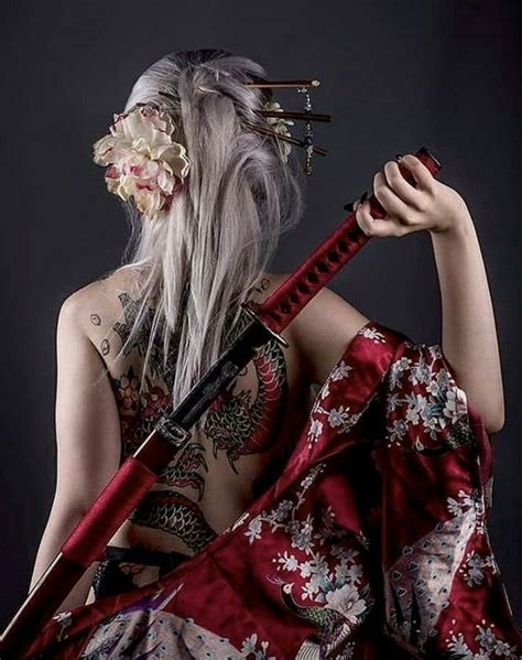 Twistink Female Samurai Samurai Art Katana Girl