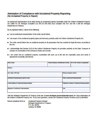 Compliance Attestation Template Attestation Of Compliance Form Succed