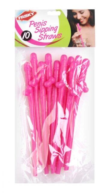 penis sipping straws 10pack drinking straw bachelorette party favor ebay