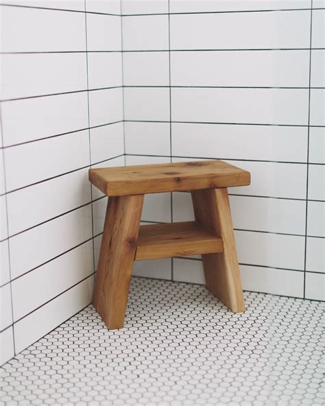 Wooden Shower Stool