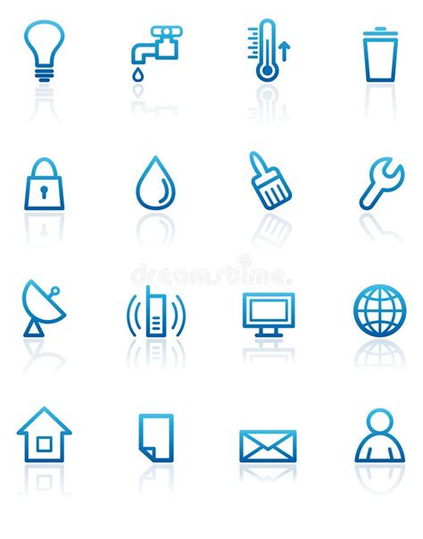 Utilities Icons Stock Vector Illustration Of Environment 13092000