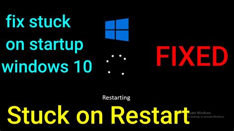 How To Fix Windows 10 Stuck On Restarting Screen Fixed