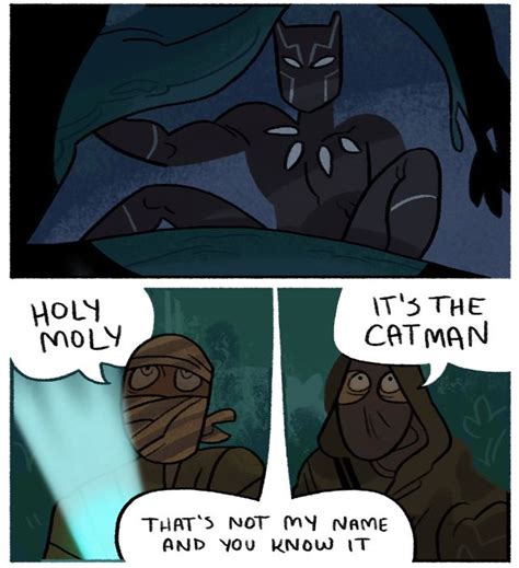 Comic Strip With Batman Saying Its The Batman Thats Not My Name And