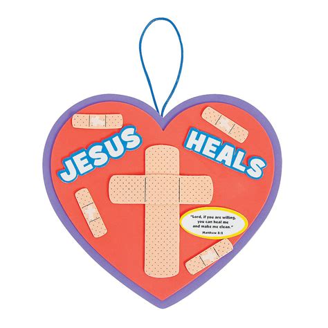 Jesus Heals Sign Craft Kit Vbs Ideas Bible