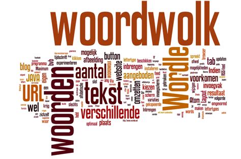 Wordle voor "woordwolk"  Handleiding  Computerforum PC Web Plus