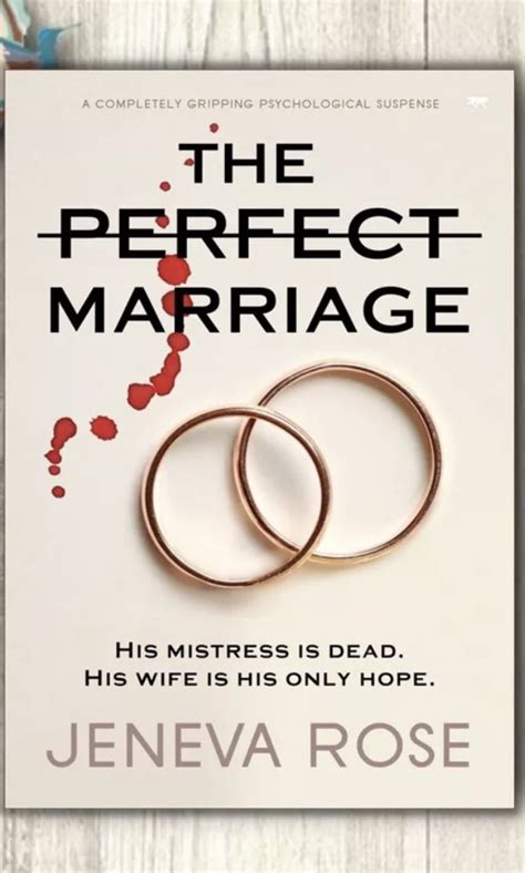 book the perfect marriage jeneva rose english hobbies and toys books and magazines storybooks