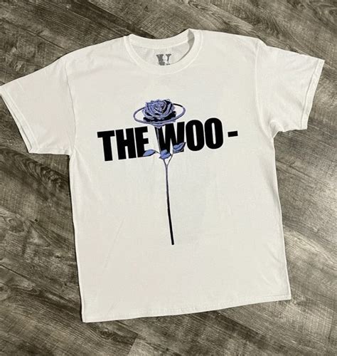 Pop Smoke Vlone The Woo Tee Shirt Vlone Reprinted 2021 Herren Etsy