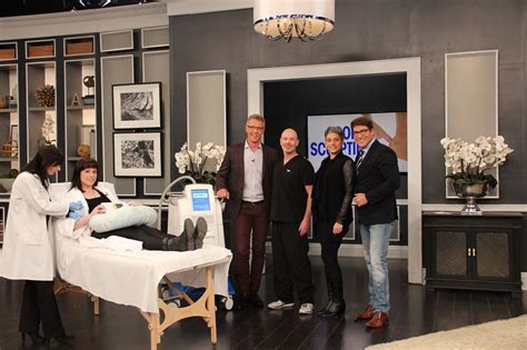Dr Krajden And The Teams On The Set Of The Steven And Chris Show To