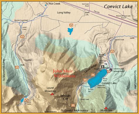 Treasure Map Convict Lake