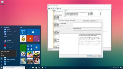 How To Enable And Disable Fast User Switching Windows 10