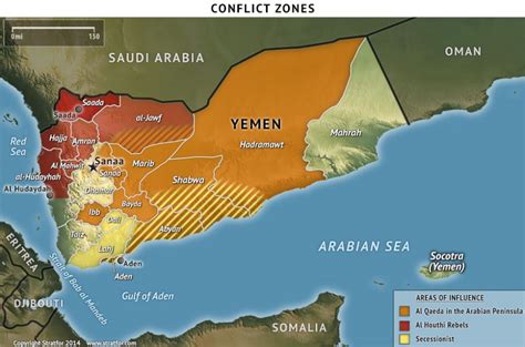 Yemens Conflict Zones