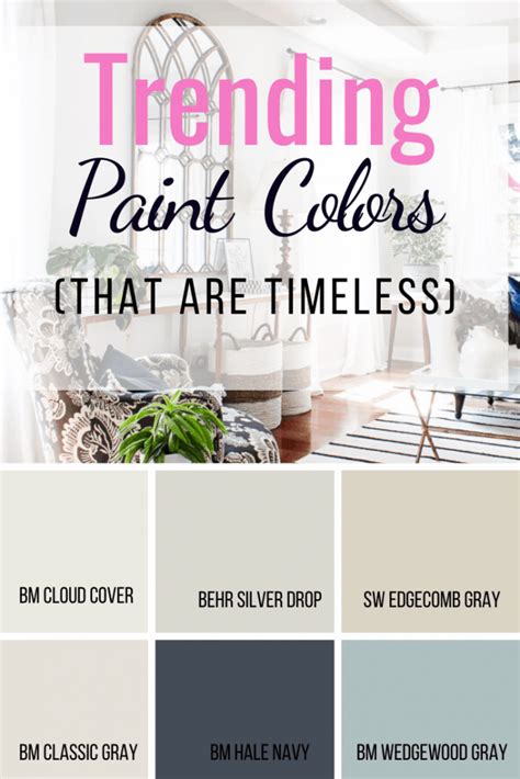 Paint Colors That Will Never Go Out Of Style Timeless Paint Colors