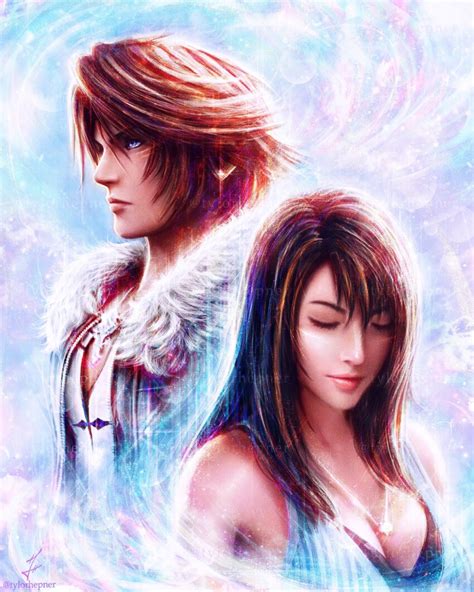 rinoa heartilly squall leonhart final fantasy final fantasy viii absurdres commentary