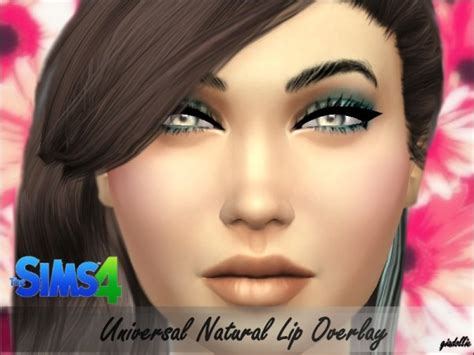 The Sims Resource Universal Natural Lip Overlay By Giadollie • Sims 4
