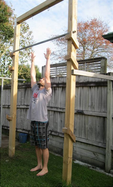 Set buckets inside the holes to test their size. Back To Primal: Pull up frame
