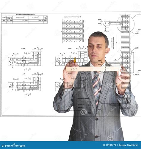 The Professional Architect Stock Image Image Of Technical 16901773