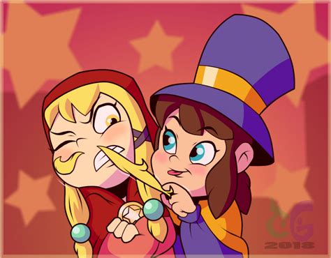 Hat Kid And Mustache Girl By Toongrowner On Deviantart
