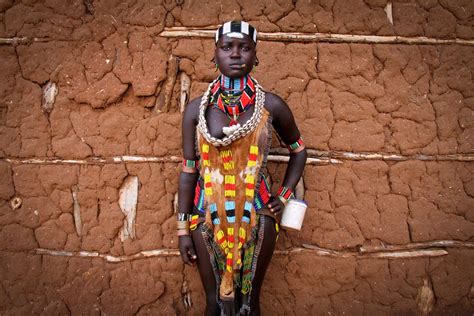 African Women Hamer Girl Turmi By Pascal Mannaerts Turmi Ethiopia