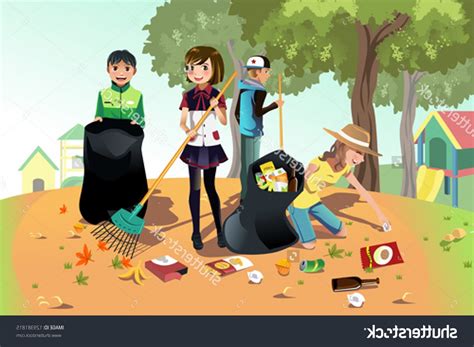 Kids Cleaning The Environment Clipart Clipground