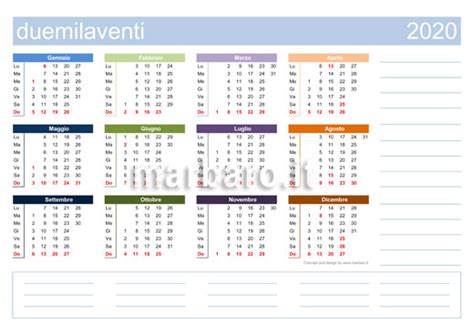 Stampa quadricromia offset direttamente su testata no adesivo applicato! Calendario 2020 da stampare: 10 calendari da scaricare in PDF