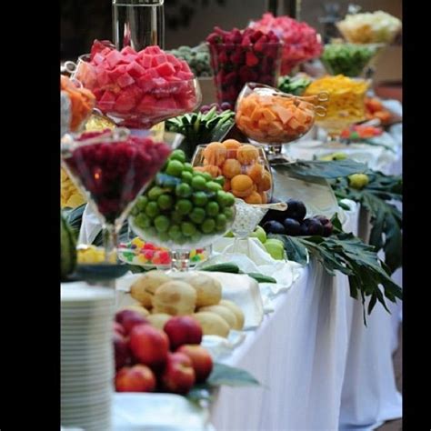Wedding Fruit Table Fruit Desserts Easy Fruit Dishes Fruit Snacks