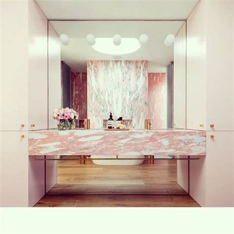 95 colors of pink bathroom tile. pretty in pink | via Sara Story Design Instagram | pink ...