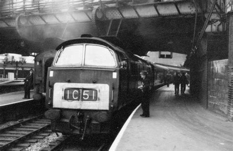 Print Of Class 52 Western Diesel Locomotive At Paddington Station Diesel Locomotive