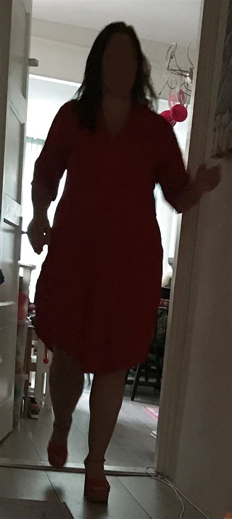 My Wife First Nude Then Wearing Red Dress Secret Photos