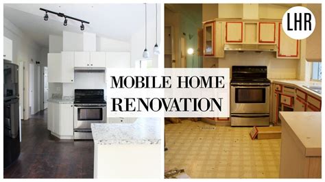 Modern Farmhouse Mobile Home Remodeling Before And After Youtube