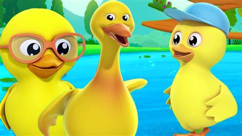 Cinco Patos Pequeños Canción Para Niños Five Little Duck Youtube