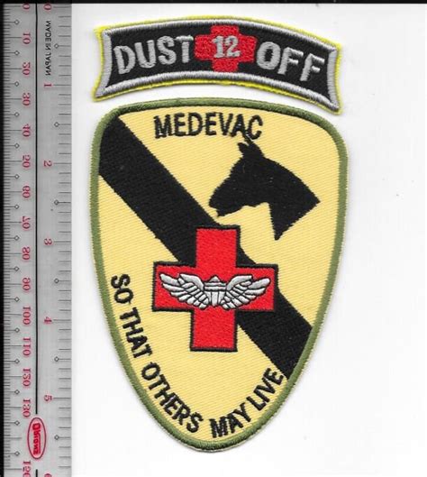 Us Army Vietnam 1st Cavalry Division 12th Medivac Dustoff 15th Etsy