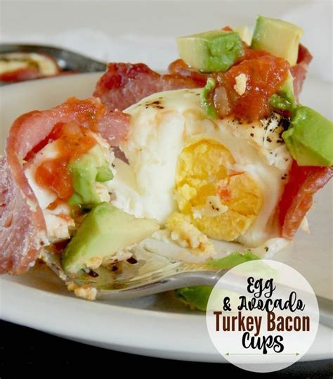 Egg And Avocado Turkey Bacon Cups A Protein Filled Hearty Breakfast