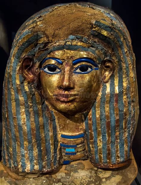 Ancient Egypt Funerary Mask Stock Photo Image Of Peace Culture