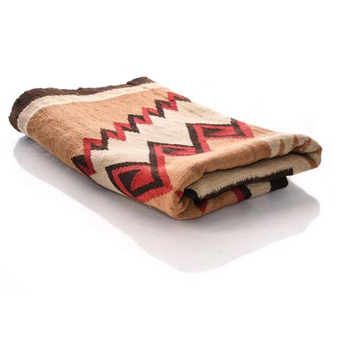 Native American Navajo Hopi Tribal Woven Blanket Rug