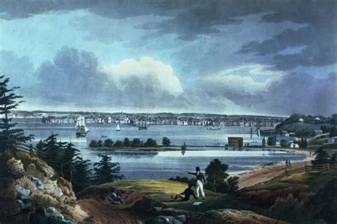 New York From Heights Near Brooklyn 1820 23 Giclee Print William
