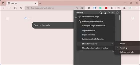 Comment Afficher Ou Masquer La Barre De Favoris Dans Chrome Edge