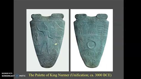 egyptian art and the palette of king narmer youtube
